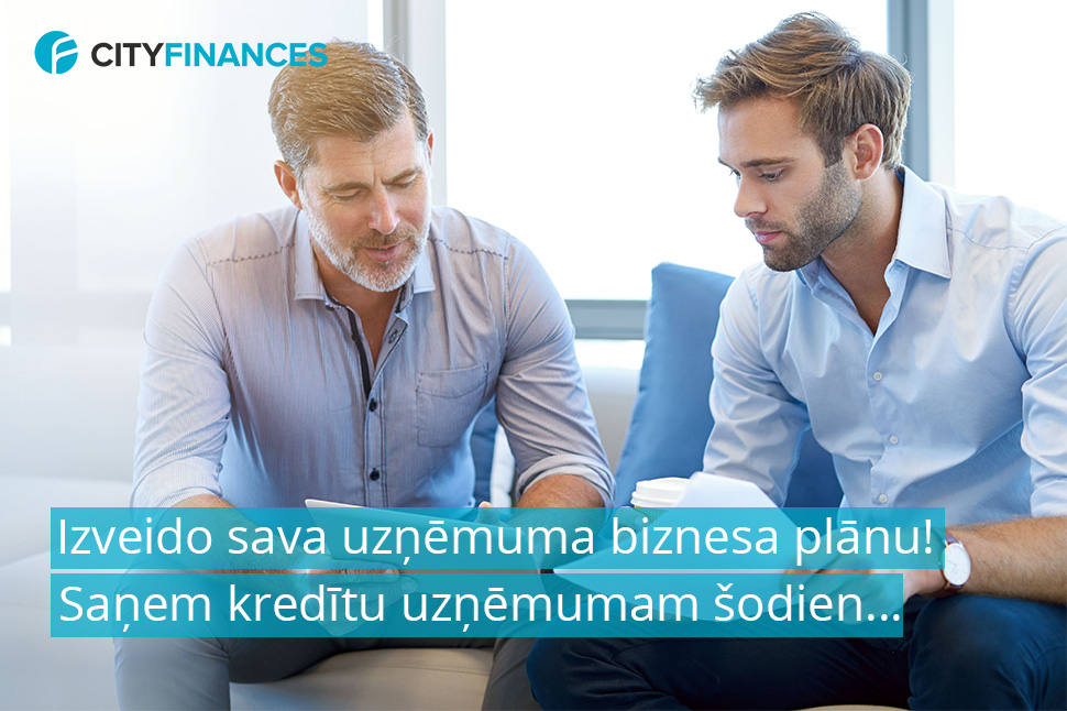 Izveido sava uzņēmuma biznesa plānu! Biznesa plāns kredīta saņemšanai ir veids, kā biznesa ideju uzlikt uz papīra un saprast, cik naudas būs nepieciešamas. | cityfinances.lv