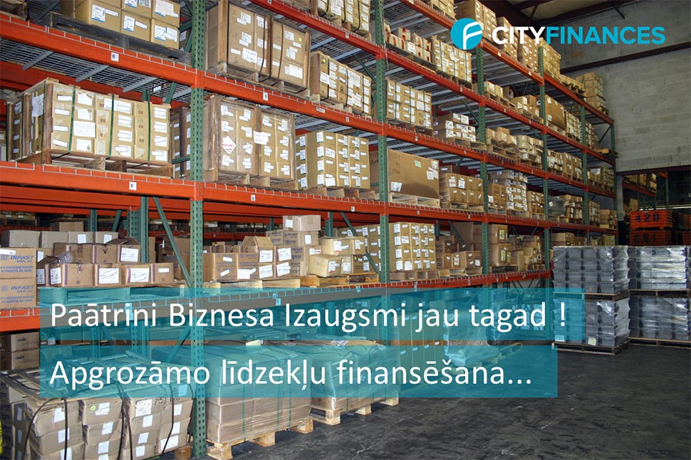 Apgrozāmie līdzekļi no 10'000€ līdz 300'000€ ar 0.5% likmi dienas laikā ir kredīts apgrozāmo līdzekļu finansēšanai. Paātrini biznesa izaugsmi jau tagad! | cityfinances.lv